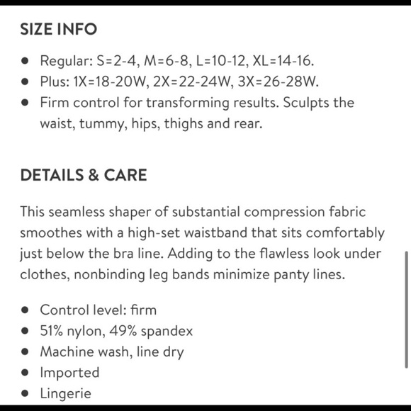 NIB SPANX Higher Power Panties Black Size Medium - Picture 8 of 8